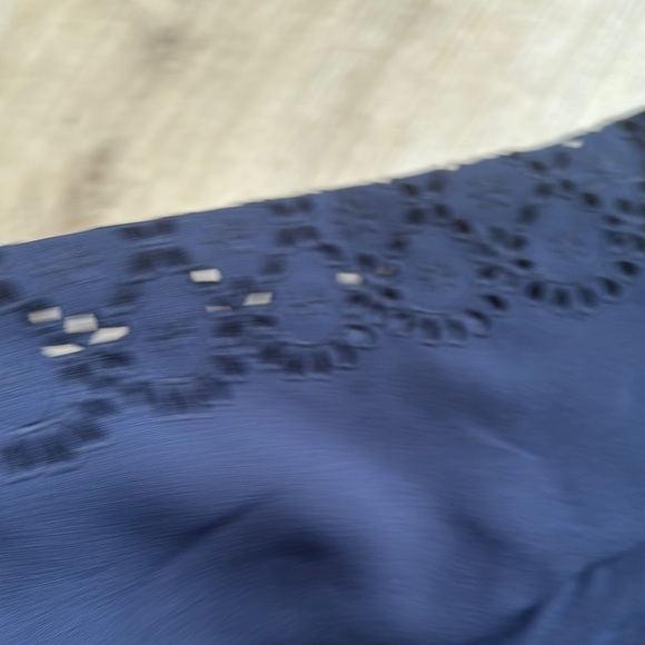 J. Crew Blue Sheath Dress 3/4 Sleeve Crew Neck - Picture 4 of 4